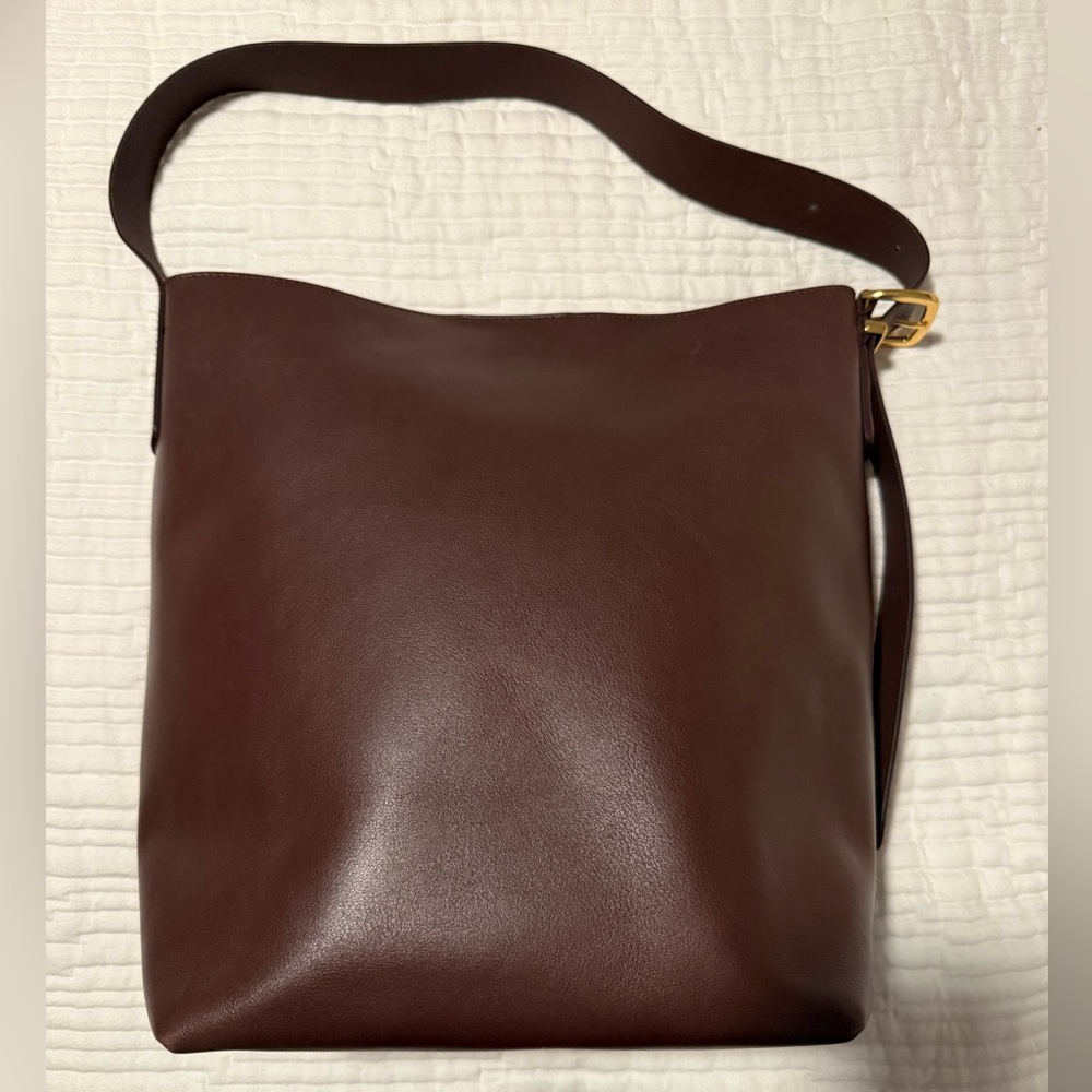 Madewell Dark Brown Leather Shoulder Bag